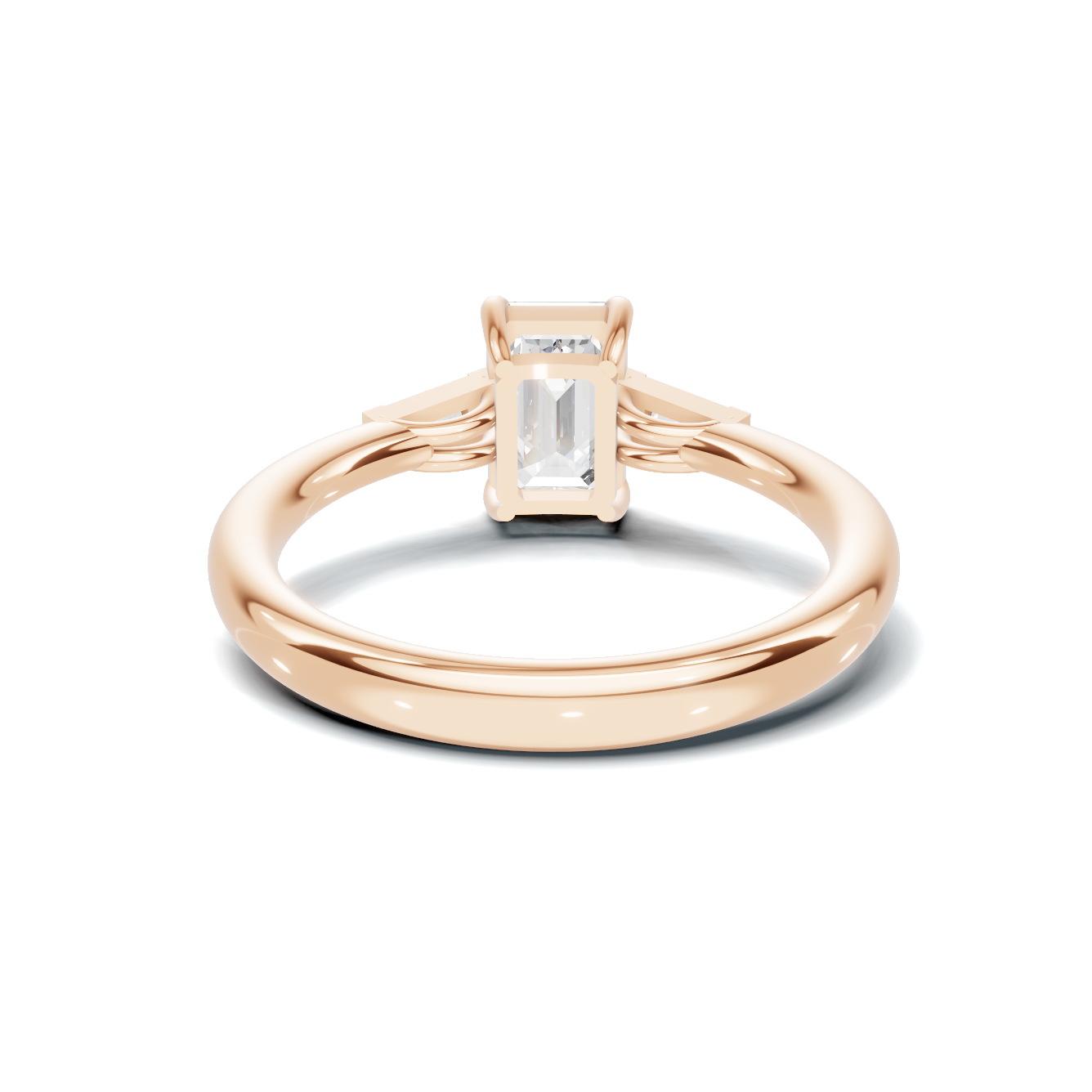 Sophisticated Three Stone Ring