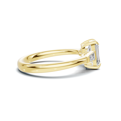 Sophisticated Three Stone Ring