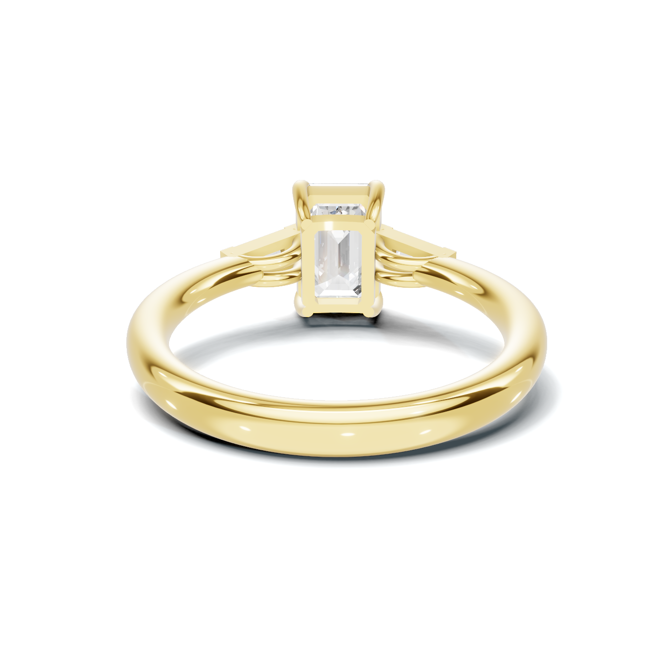 Sophisticated Three Stone Ring
