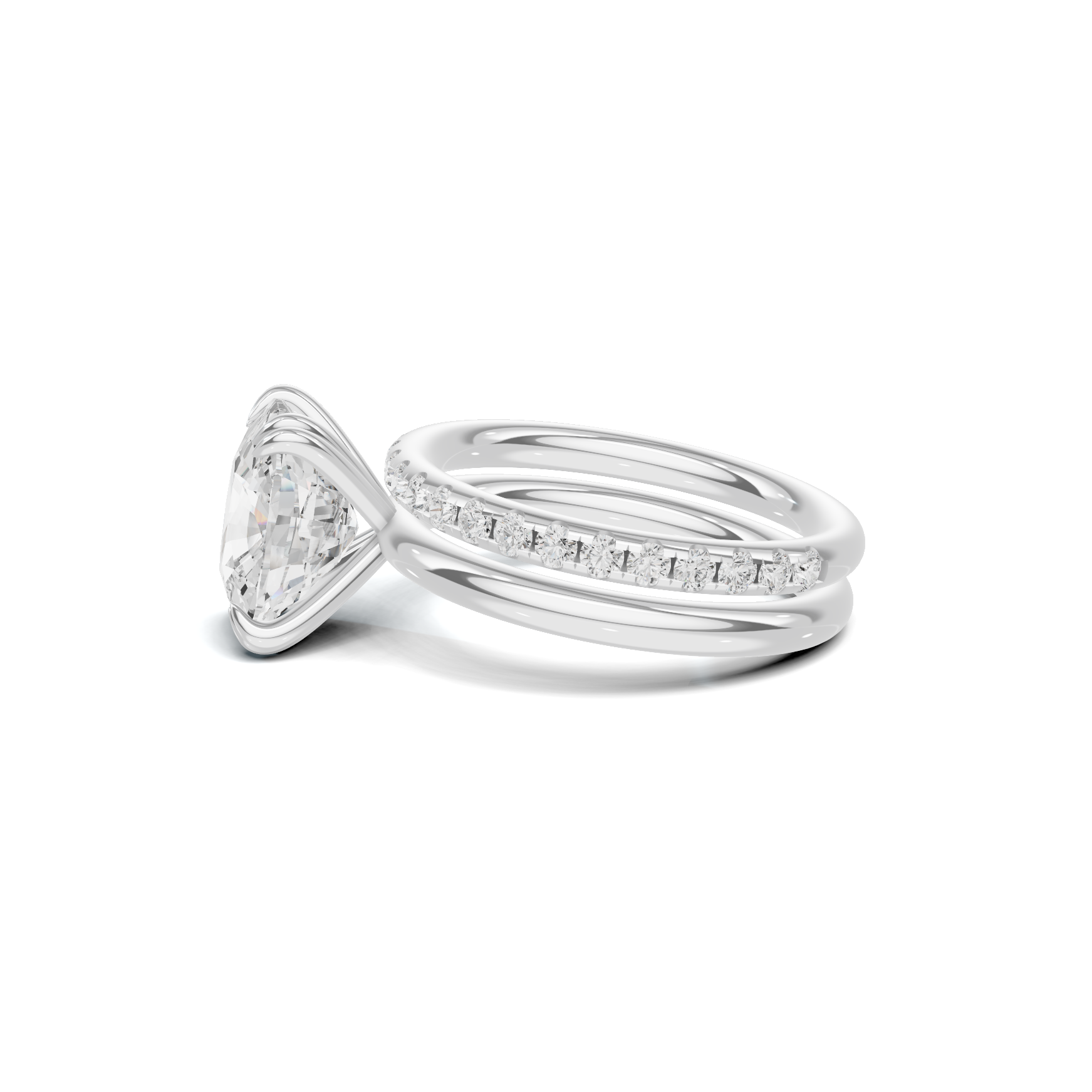 Sparkling Pave Bridal Ring