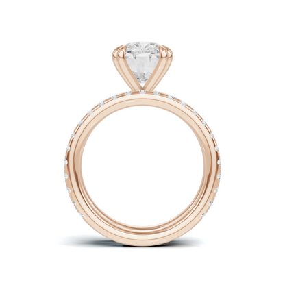 Sparkling Pave Bridal Ring