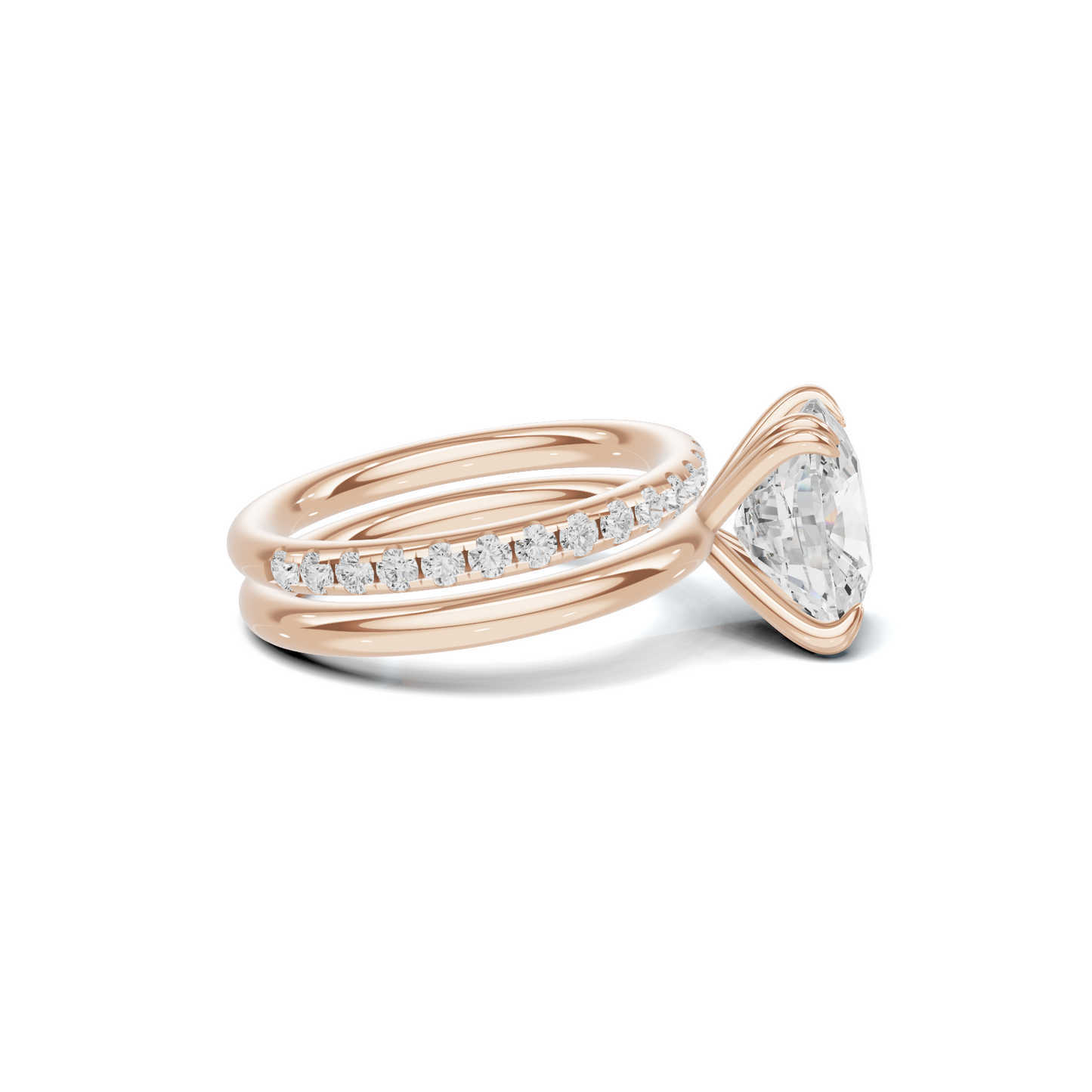 Sparkling Pave Bridal Ring
