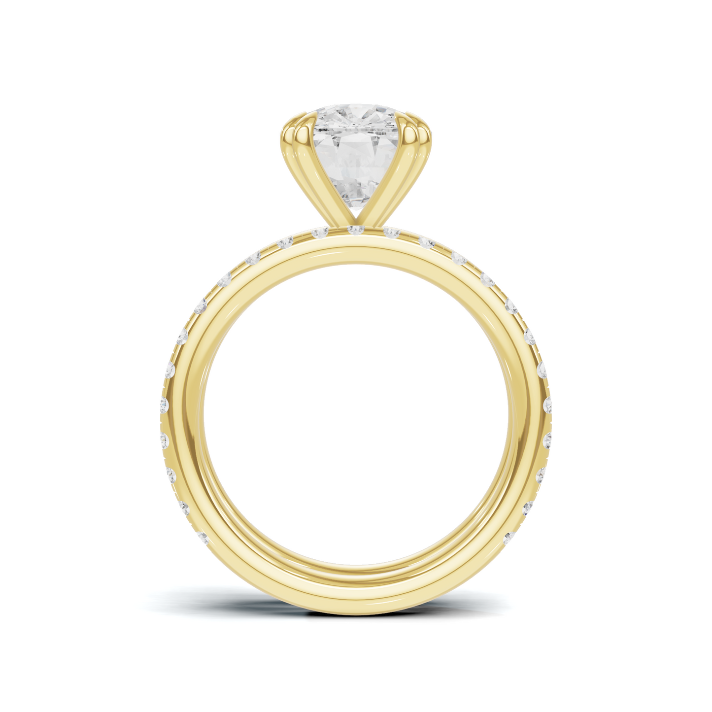 Sparkling Pave Bridal Ring