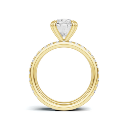 Sparkling Pave Bridal Ring