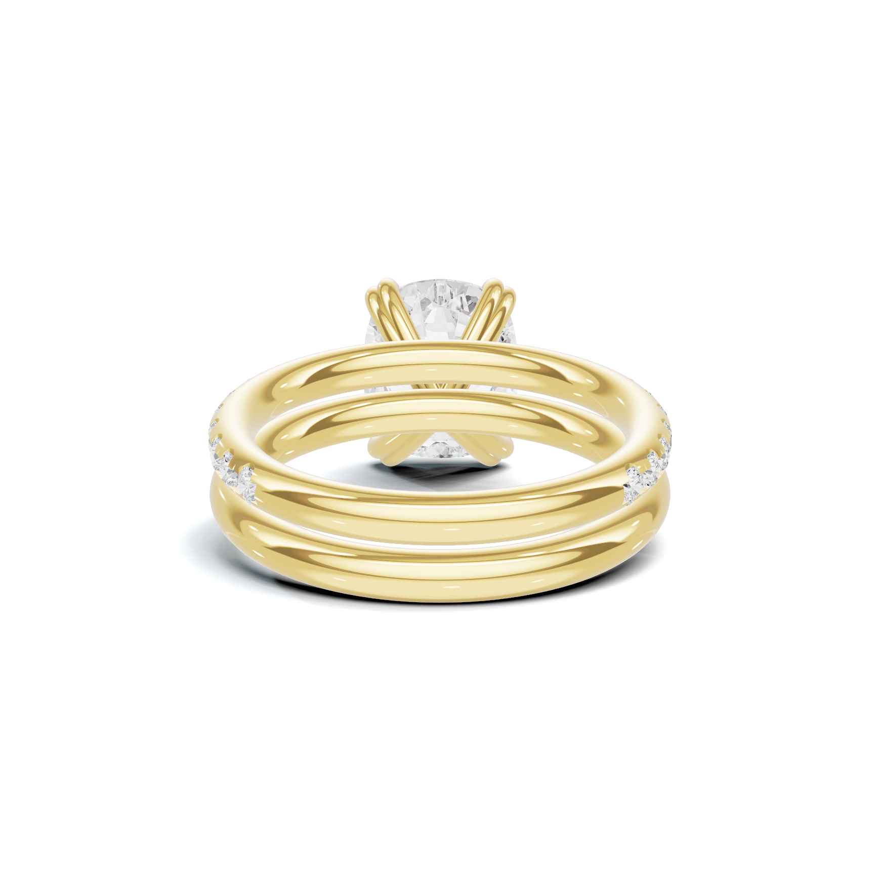 Sparkling Pave Bridal Ring