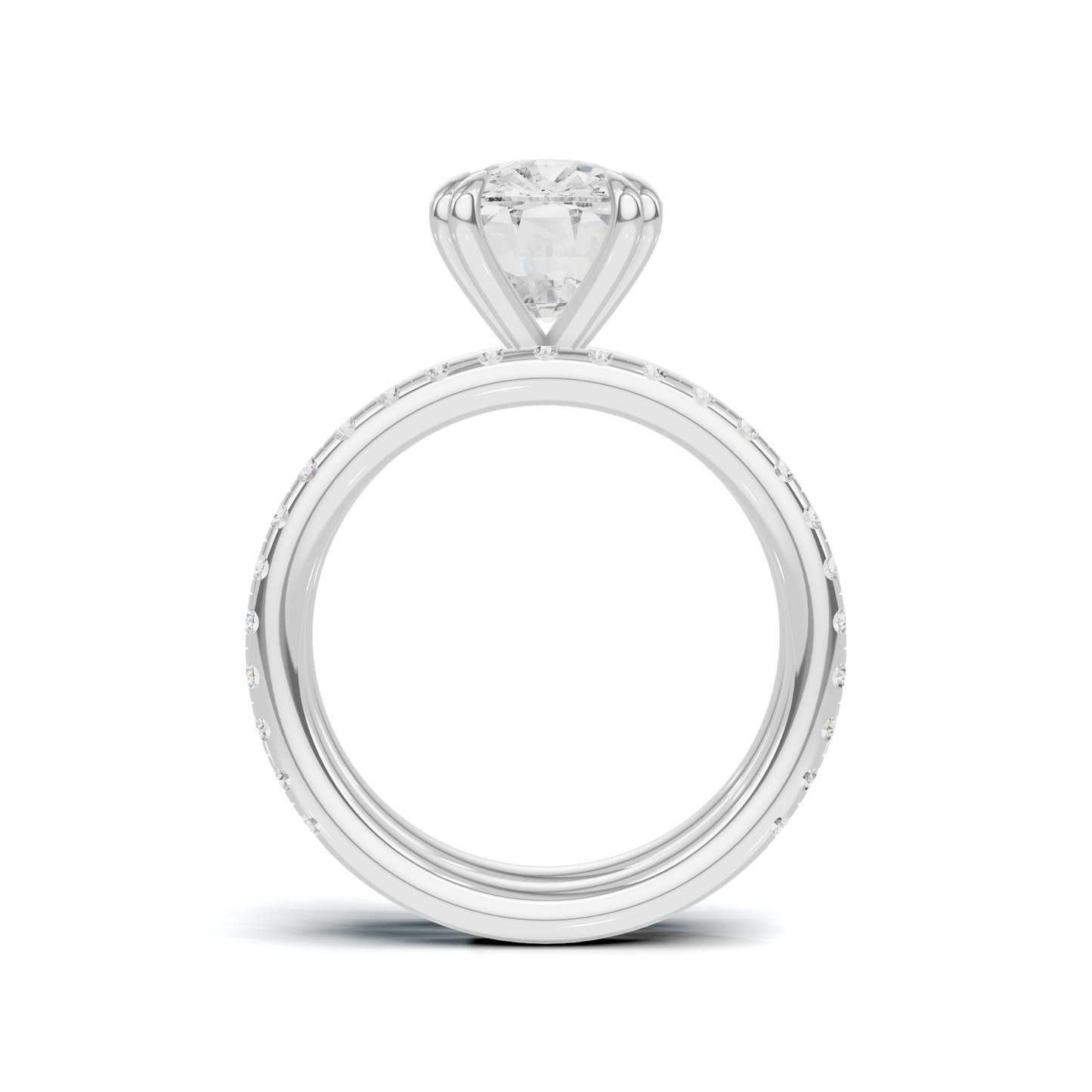 Sparkling Pave Bridal Ring