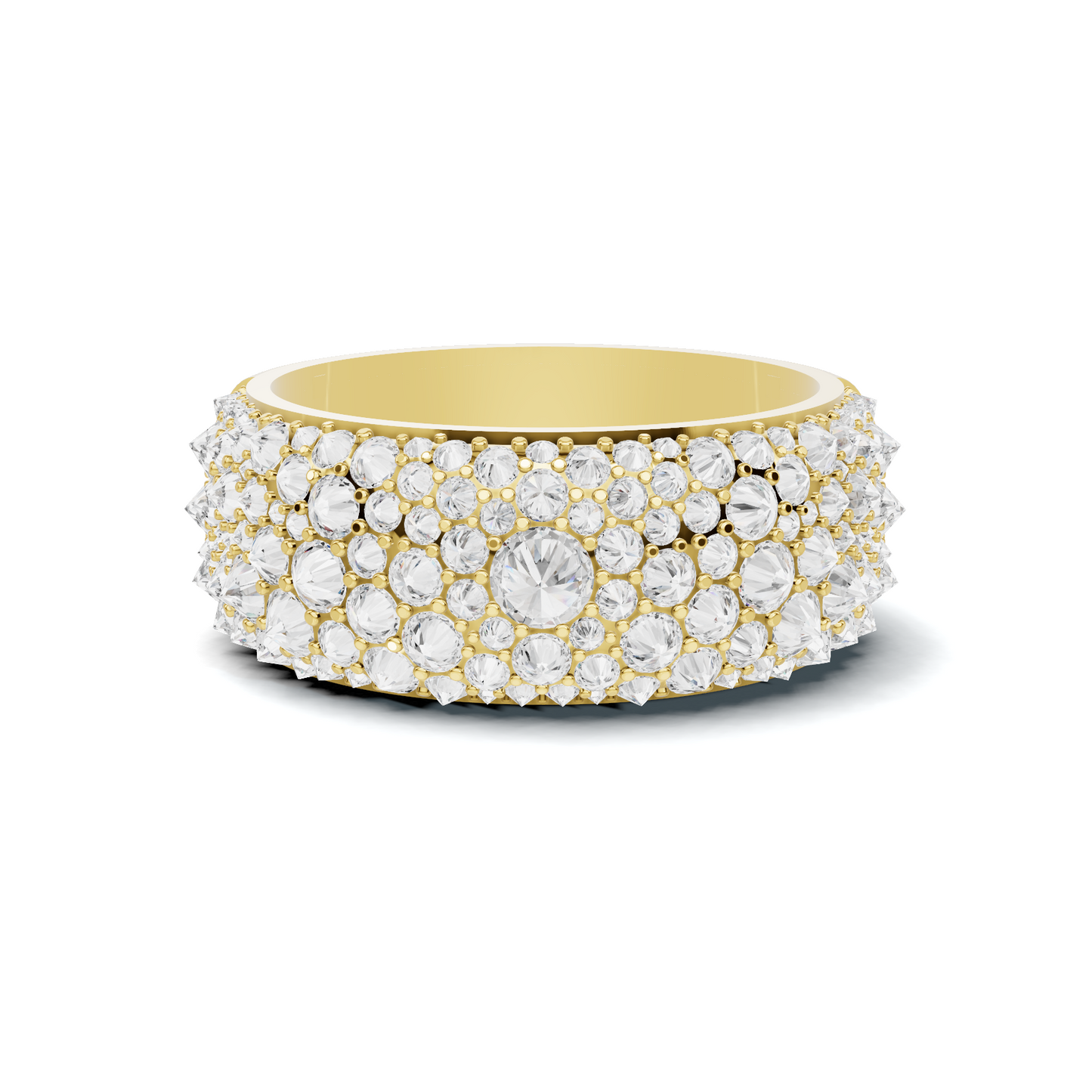 Sparkling Pave Statement Ring
