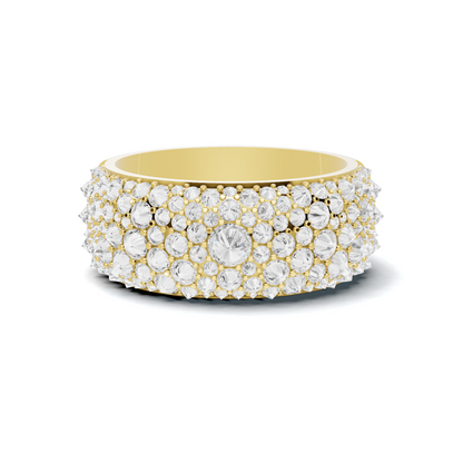 Sparkling Pave Statement Ring
