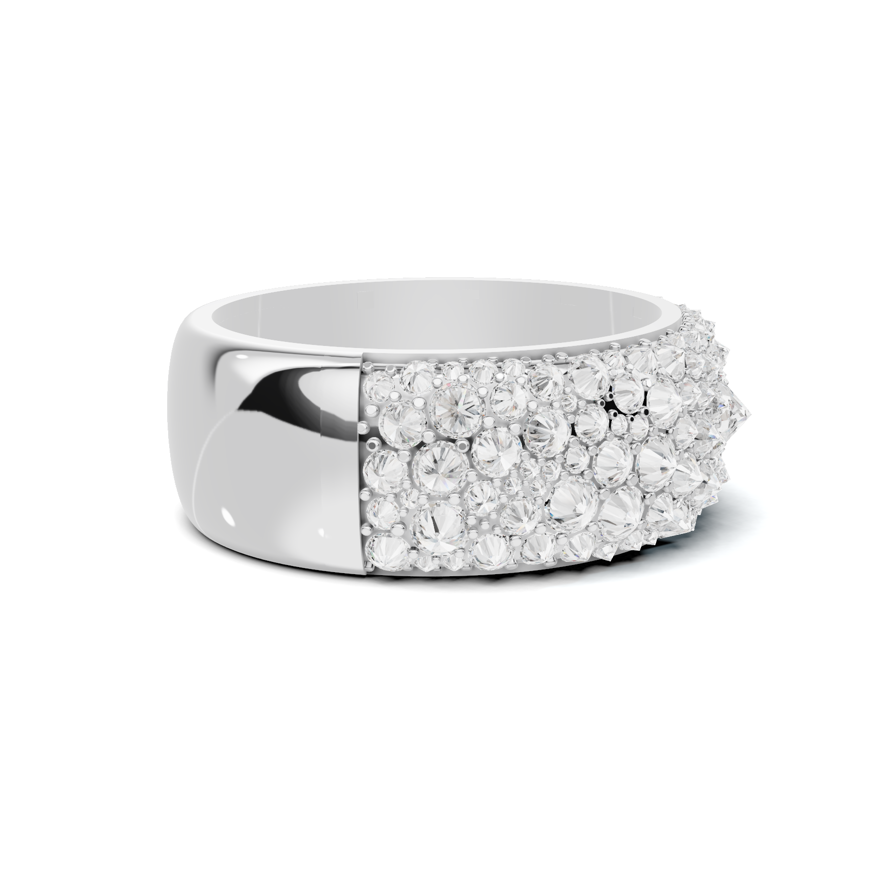 Sparkling Pave Statement Ring
