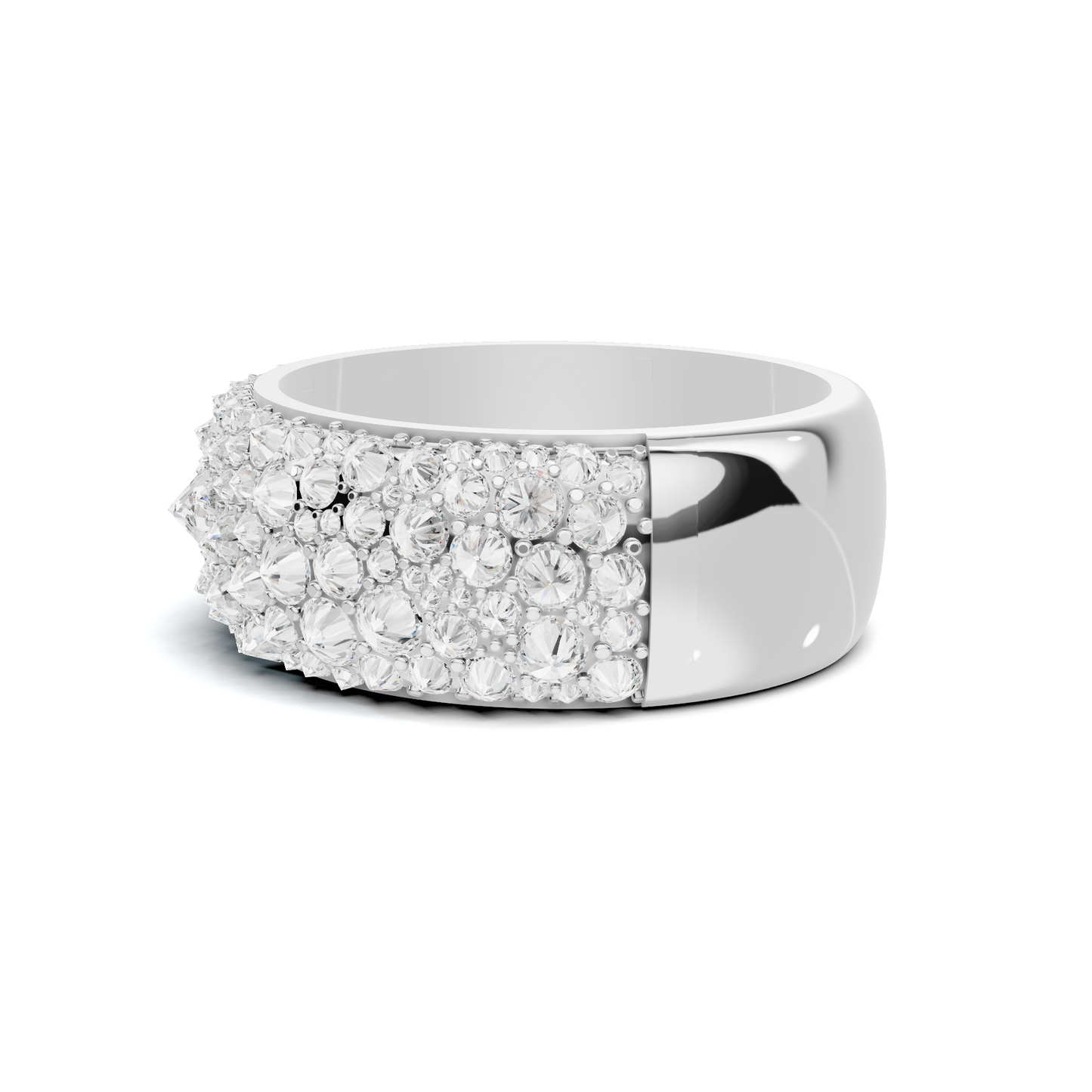 Sparkling Pave Statement Ring