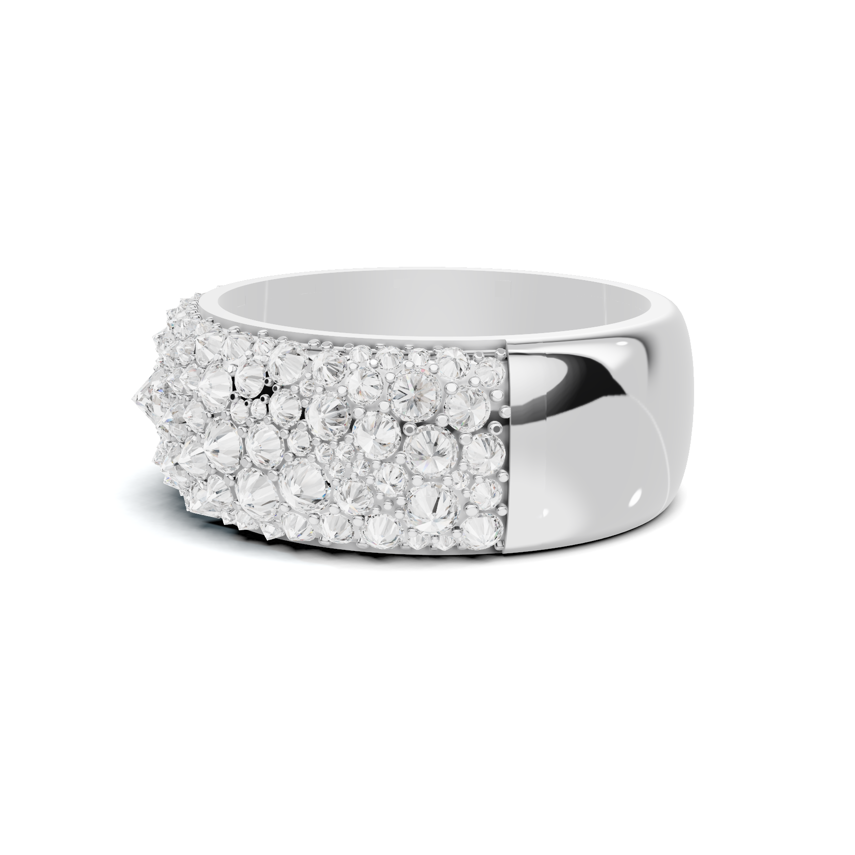 Sparkling Pave Statement Ring