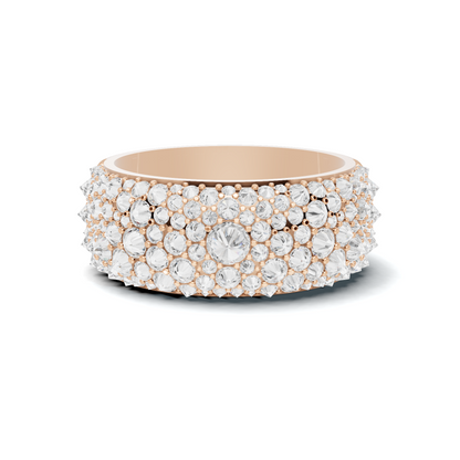 Sparkling Pave Statement Ring