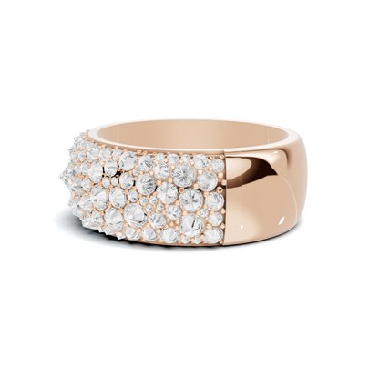 Sparkling Pave Statement Ring