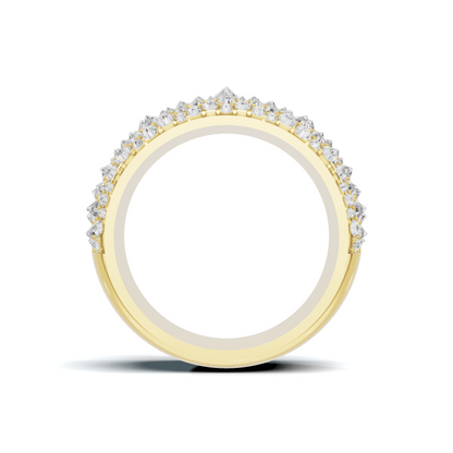 Sparkling Pave Statement Ring