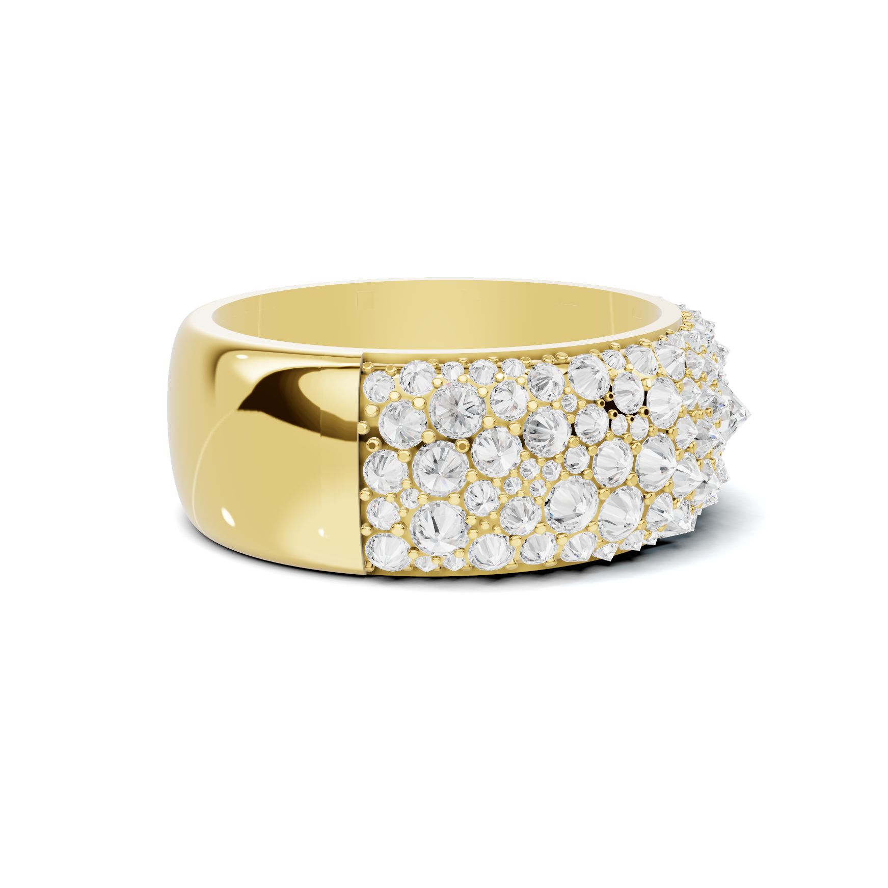 Sparkling Pave Statement Ring