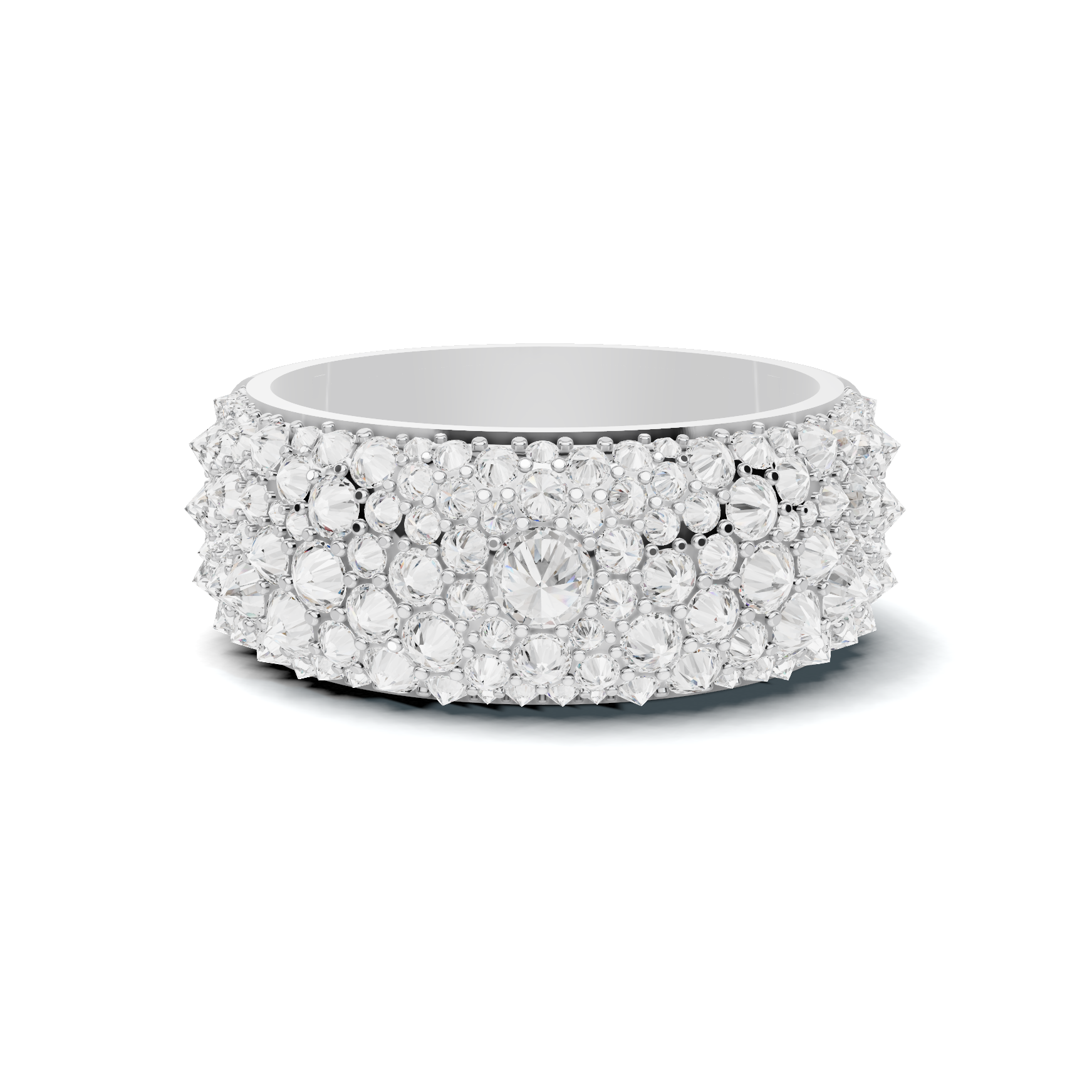 Sparkling Pave Statement Ring