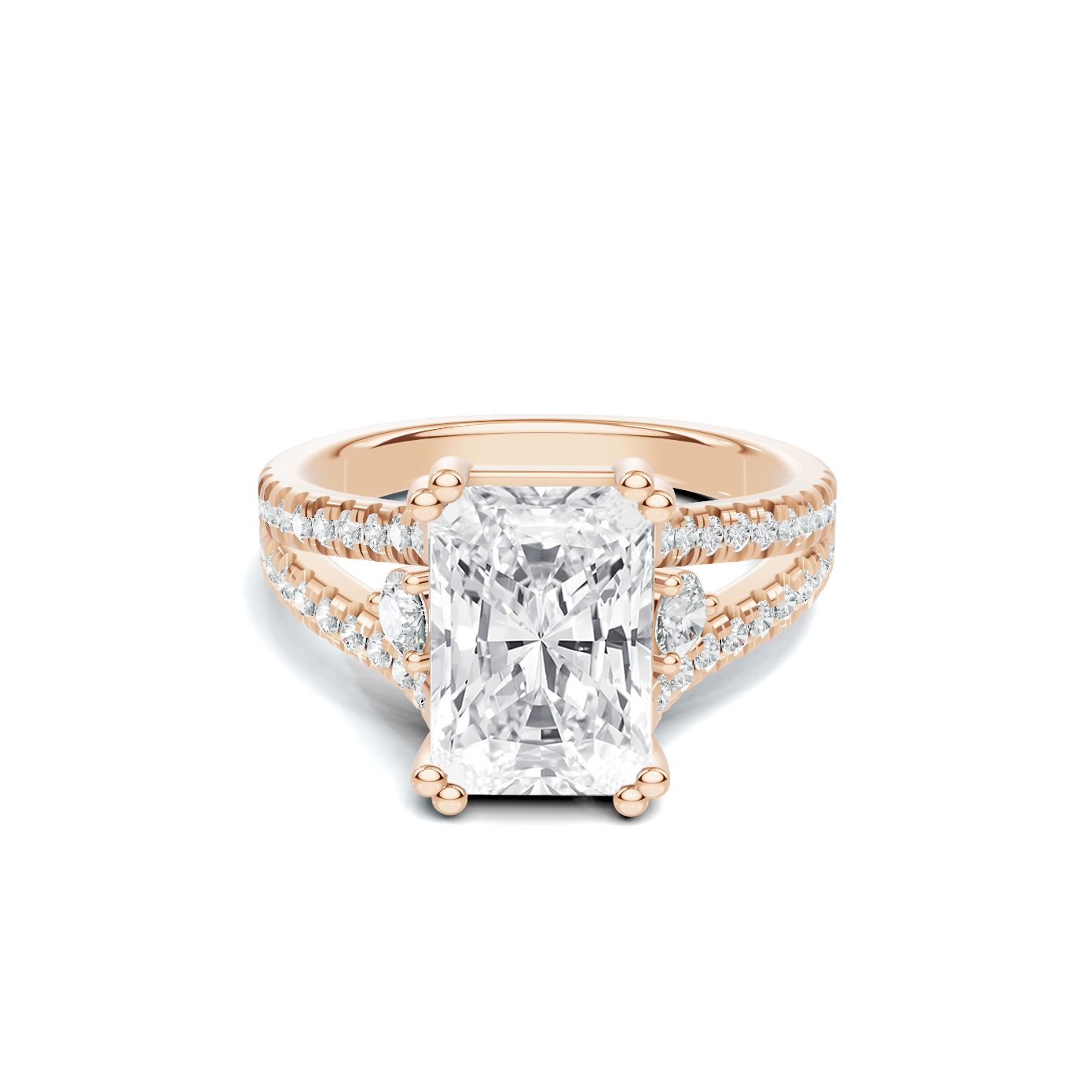 Split Shank Accent Ring