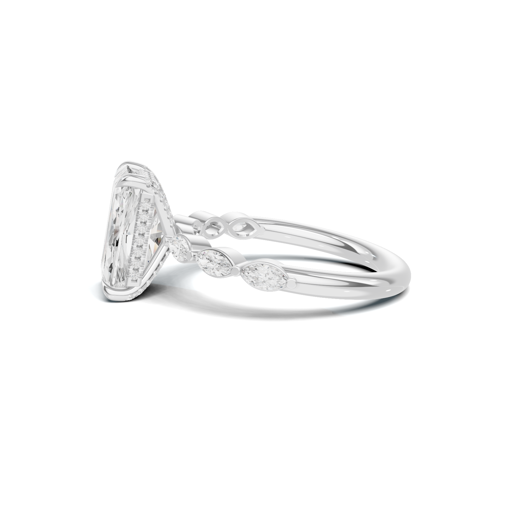 Statement Marquise Accented Ring