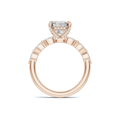 Statement Marquise Accented Ring