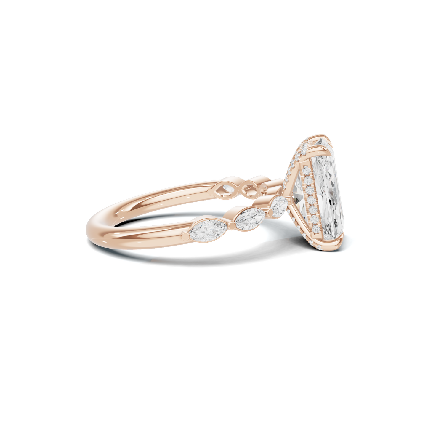Statement Marquise Accented Ring