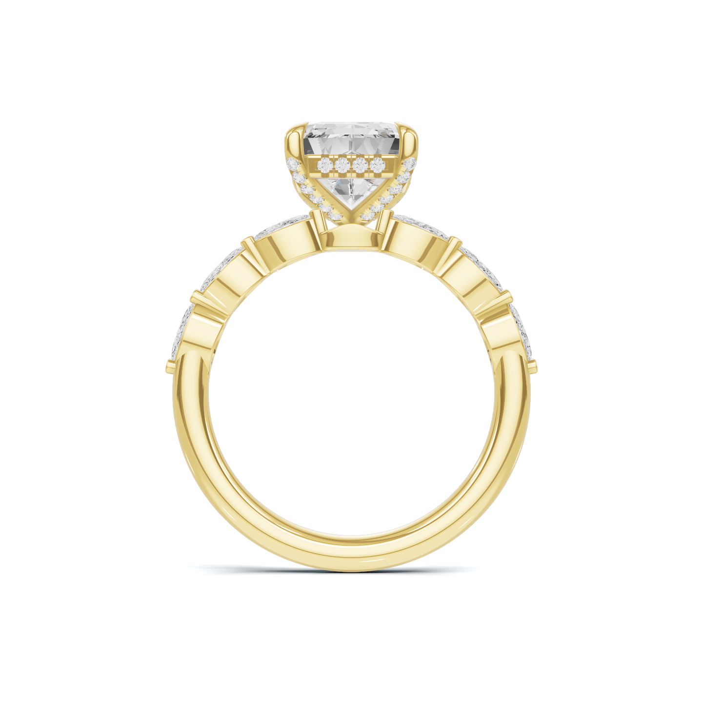 Statement Marquise Accented Ring