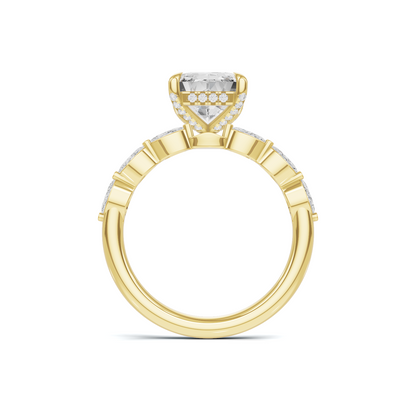 Statement Marquise Accented Ring