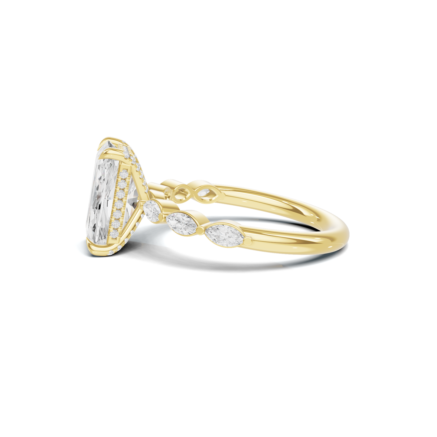 Statement Marquise Accented Ring