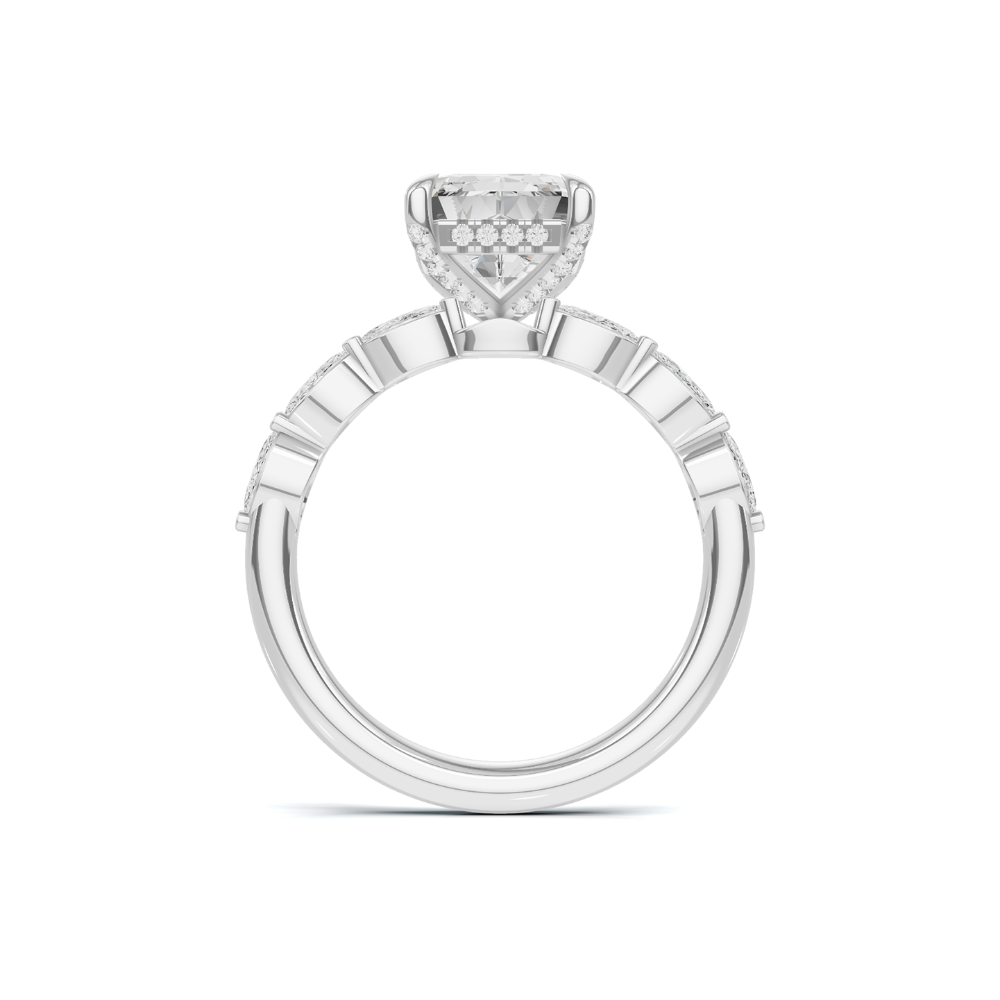 Statement Marquise Accented Ring