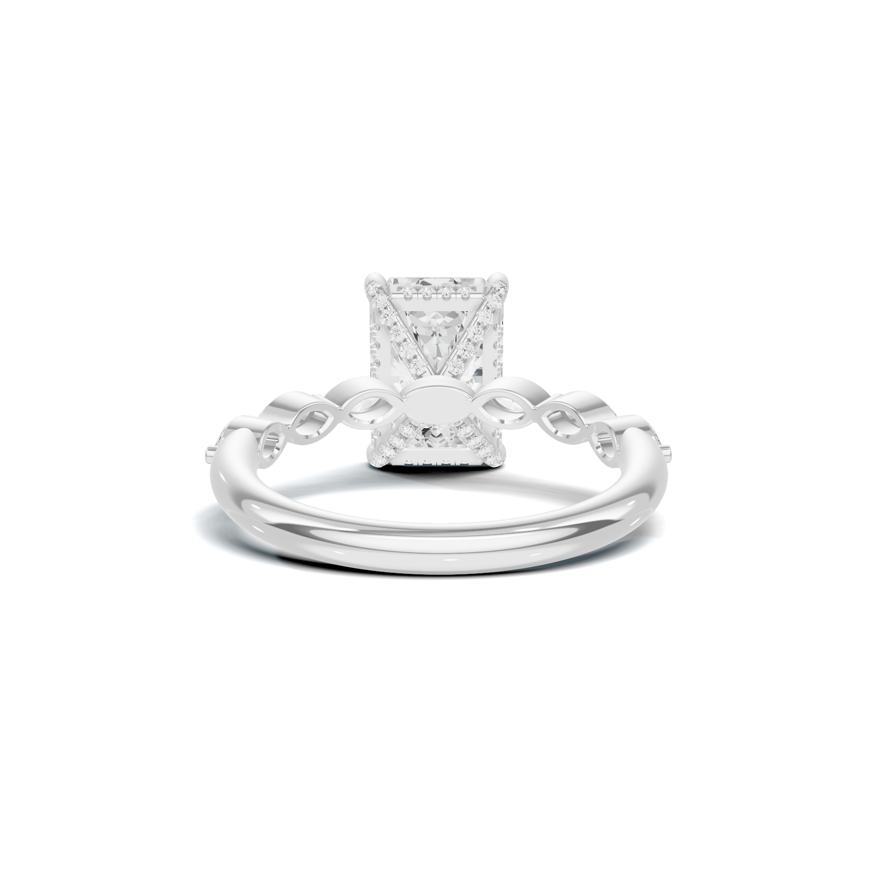 Statement Marquise Accented Ring