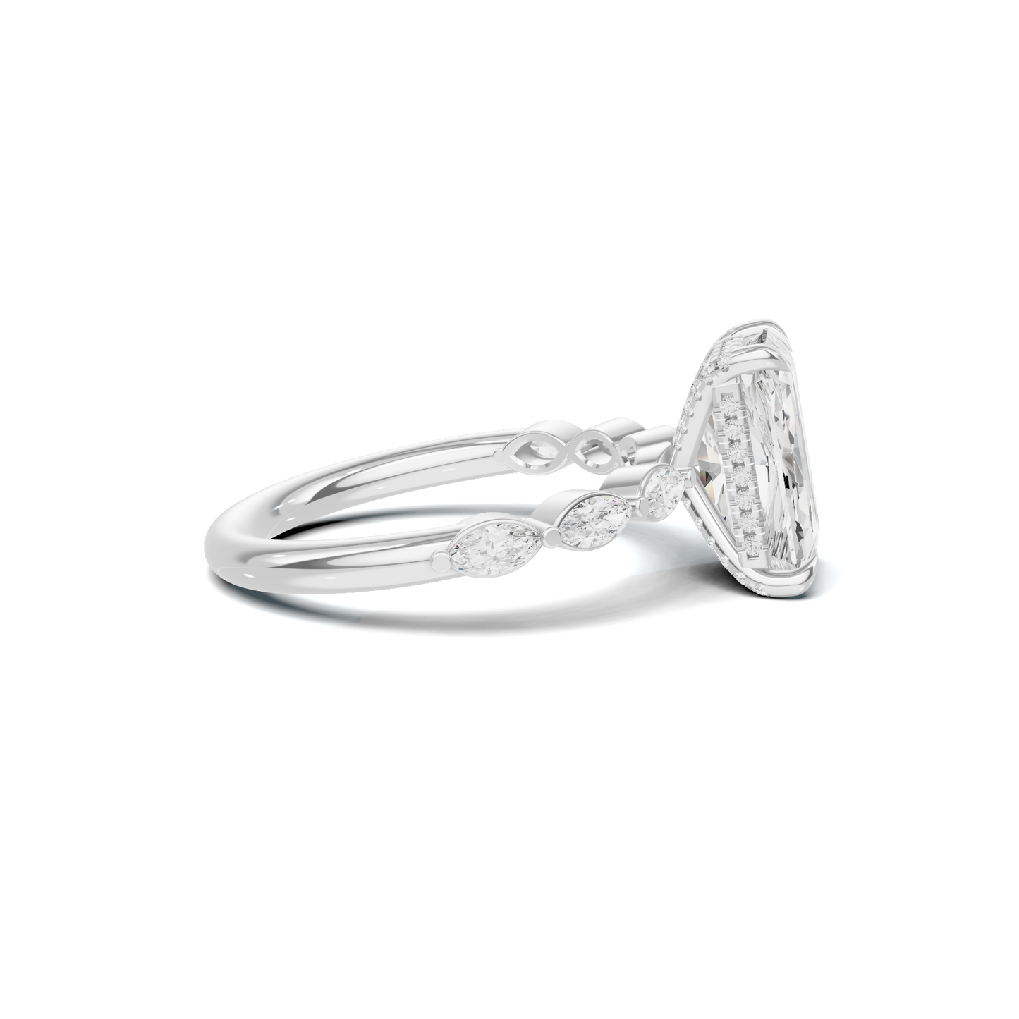 Statement Marquise Accented Ring