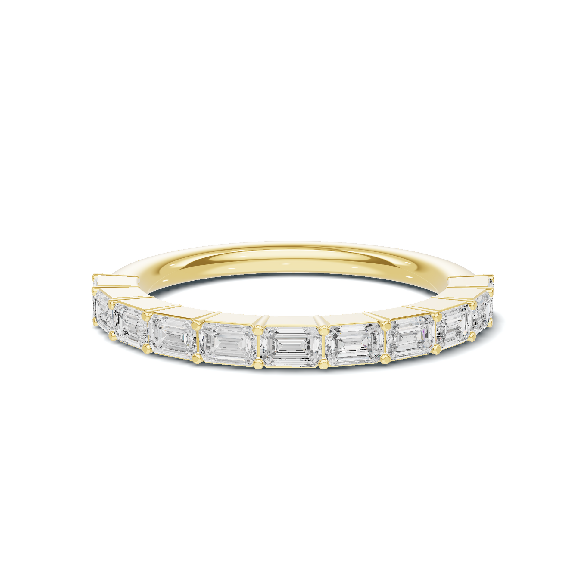 Step Cut Eternity Ring