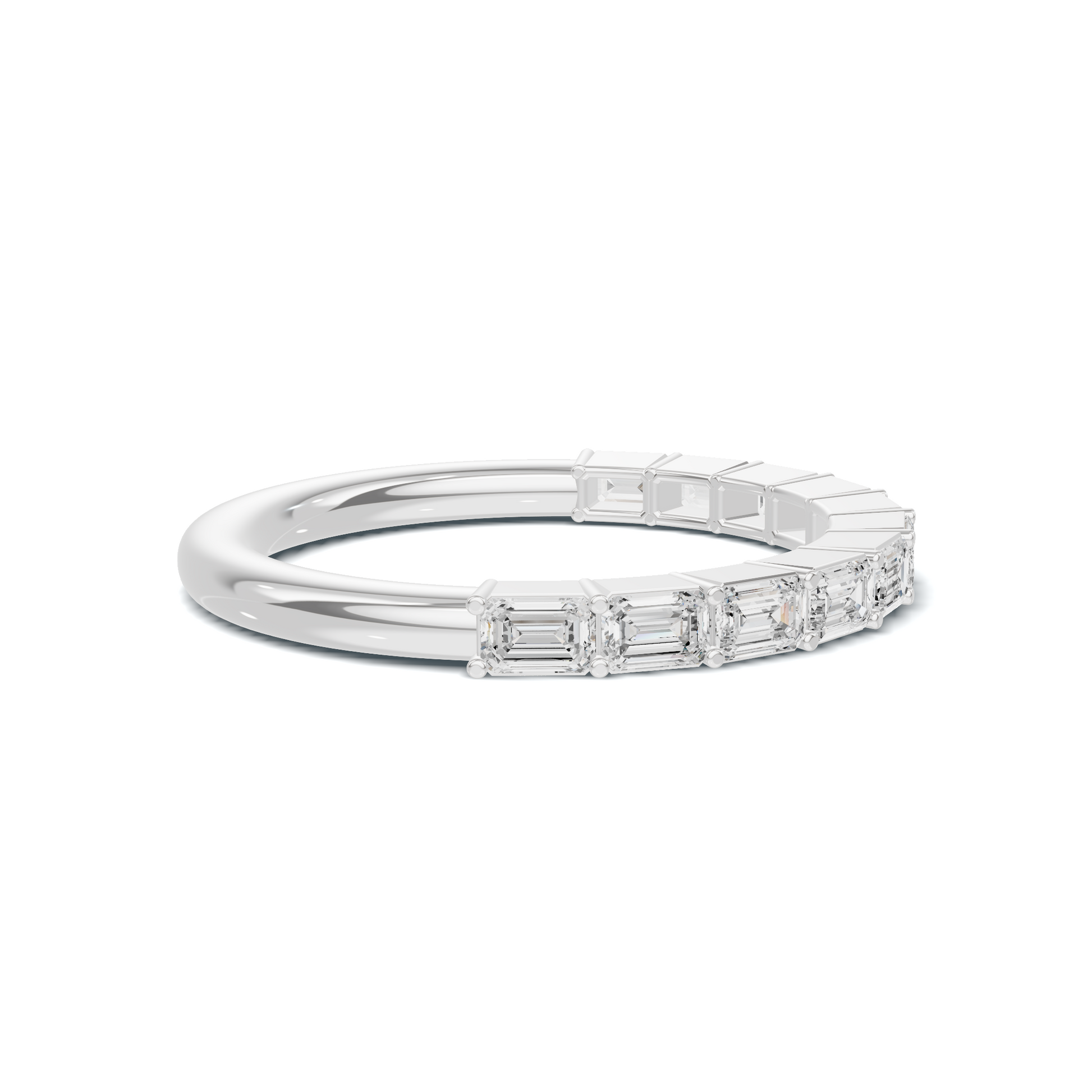 Step Cut Eternity Ring