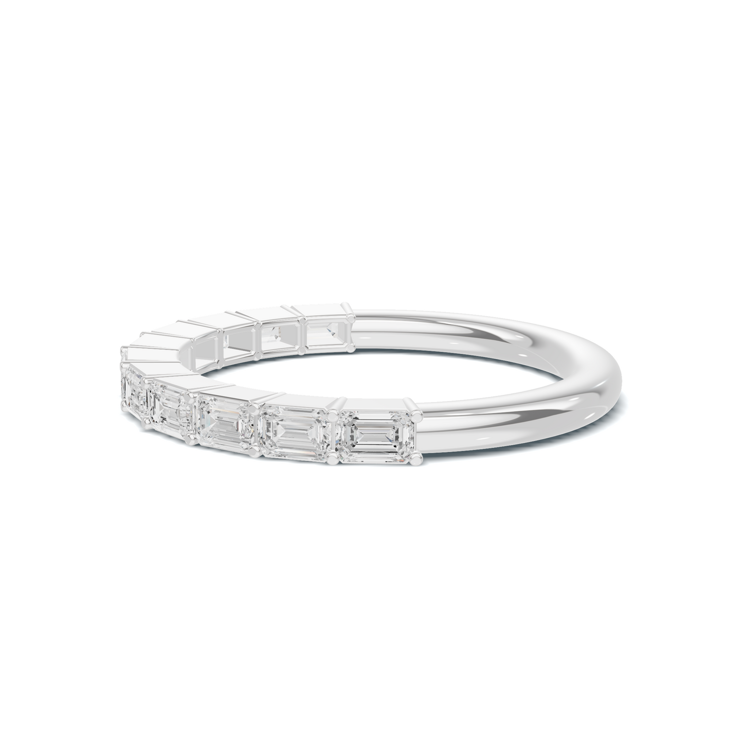 Step Cut Eternity Ring