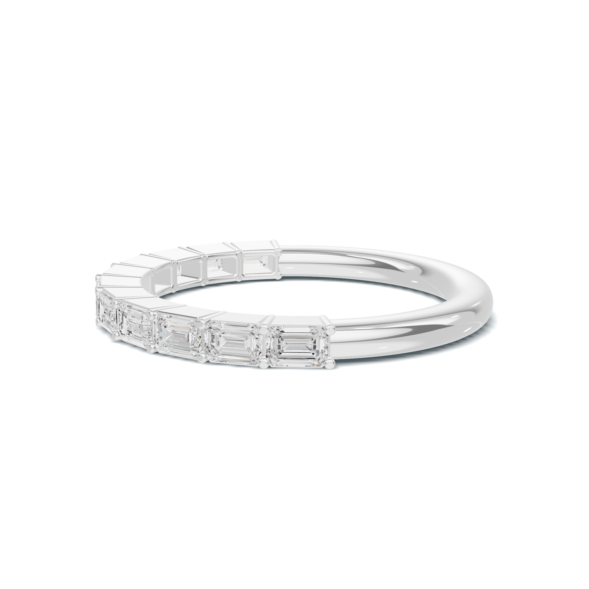 Step Cut Eternity Ring