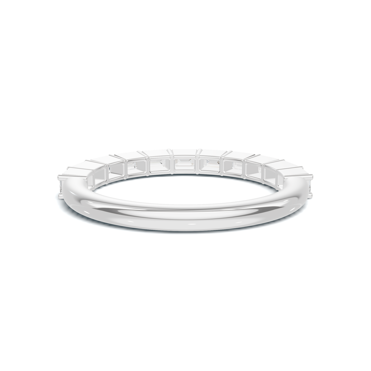 Step Cut Eternity Ring