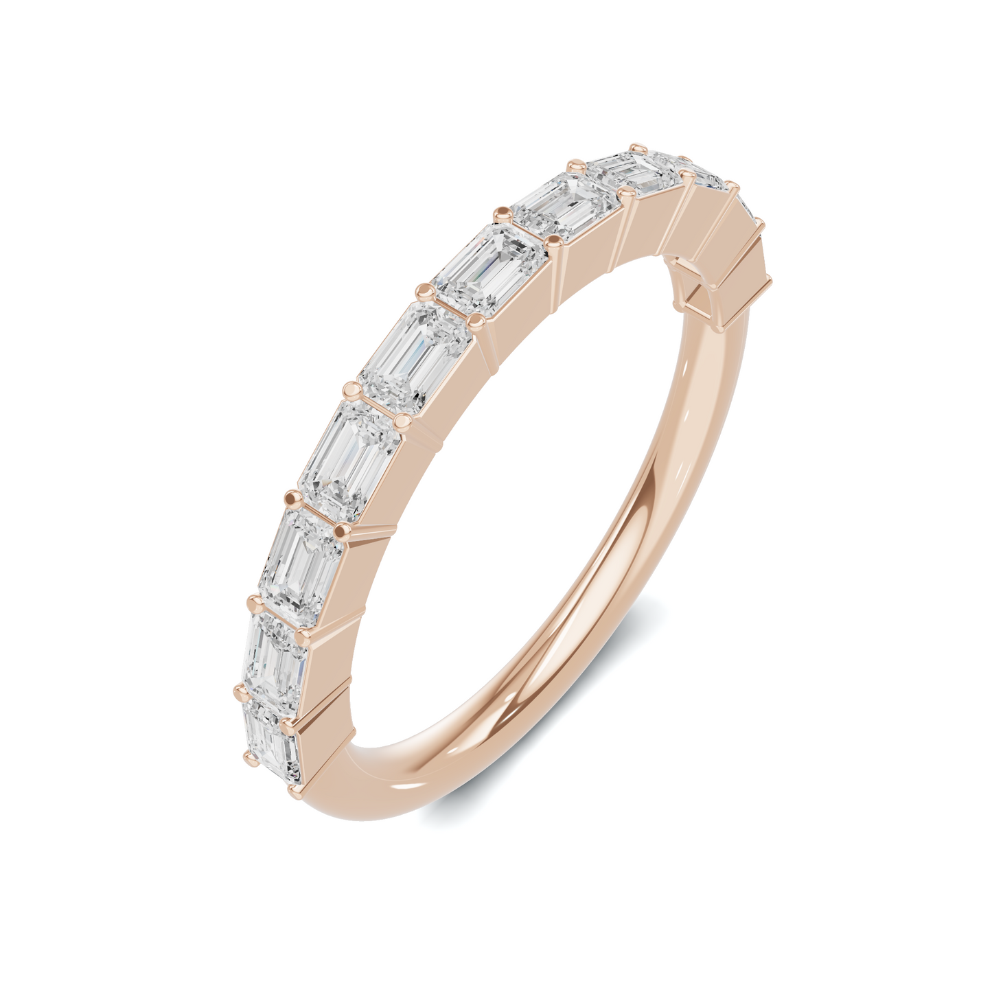 Step Cut Eternity Ring