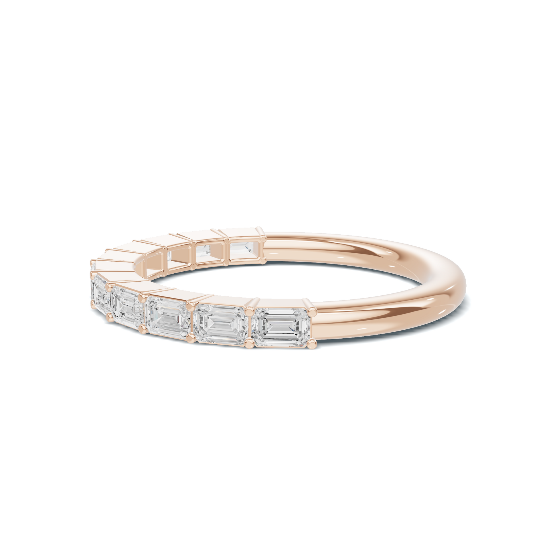 Step Cut Eternity Ring