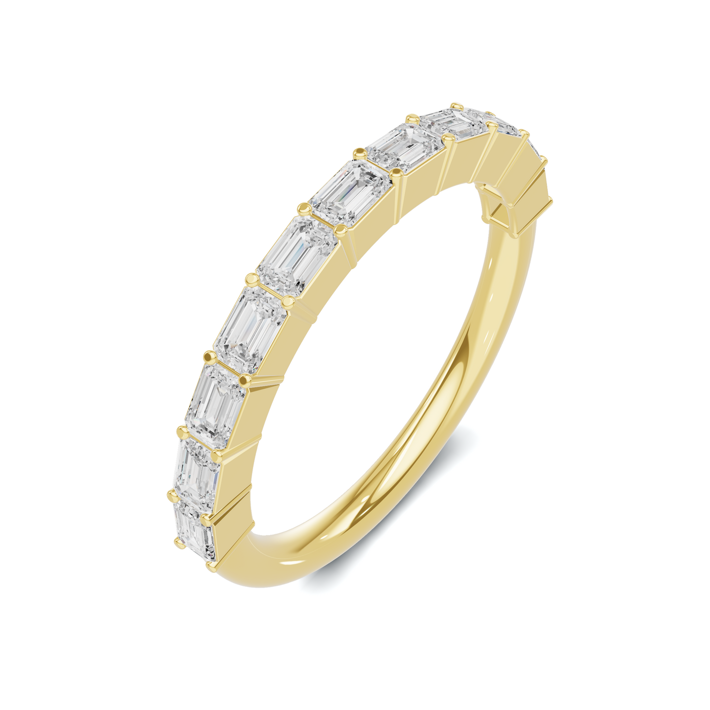Step Cut Eternity Ring