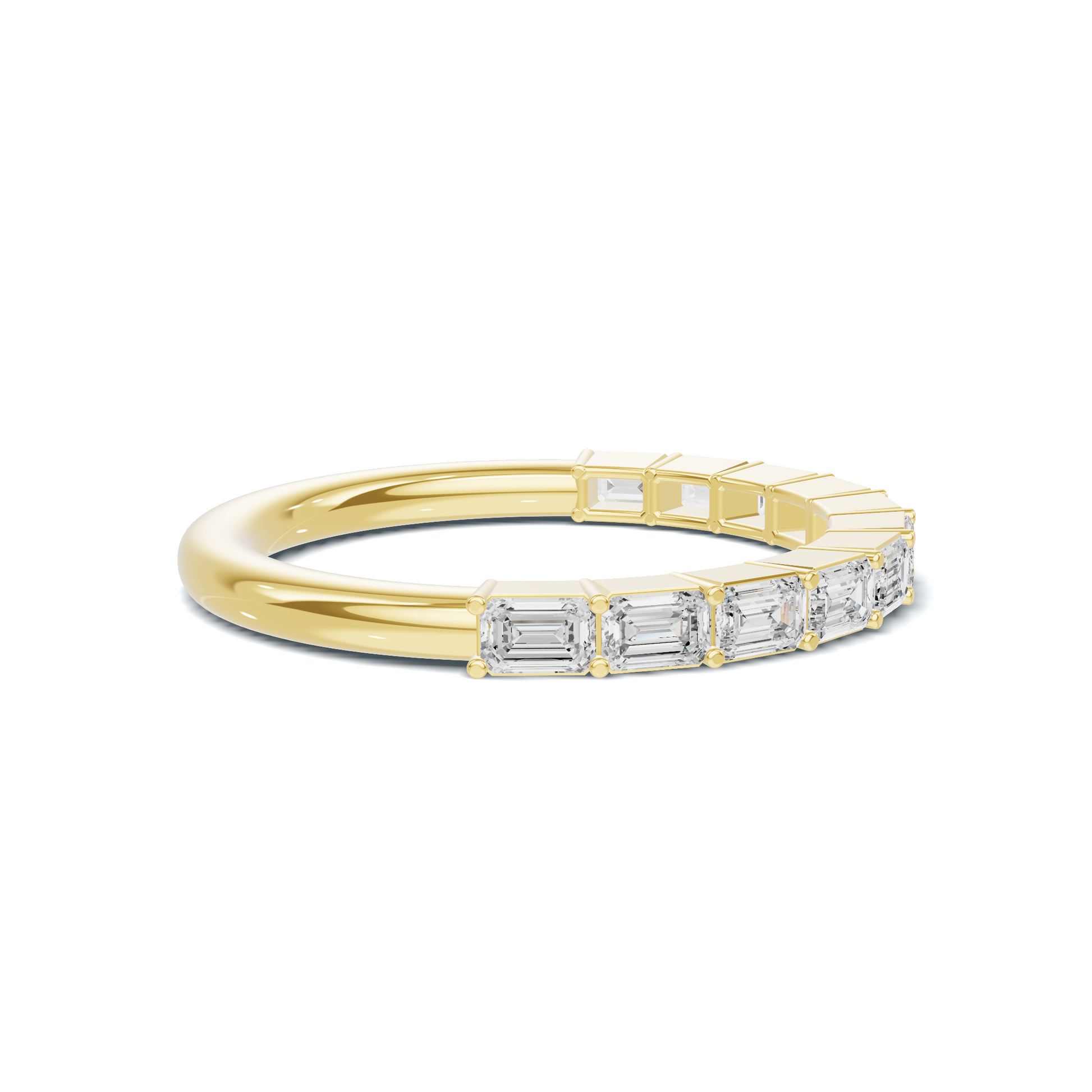 Step Cut Eternity Ring