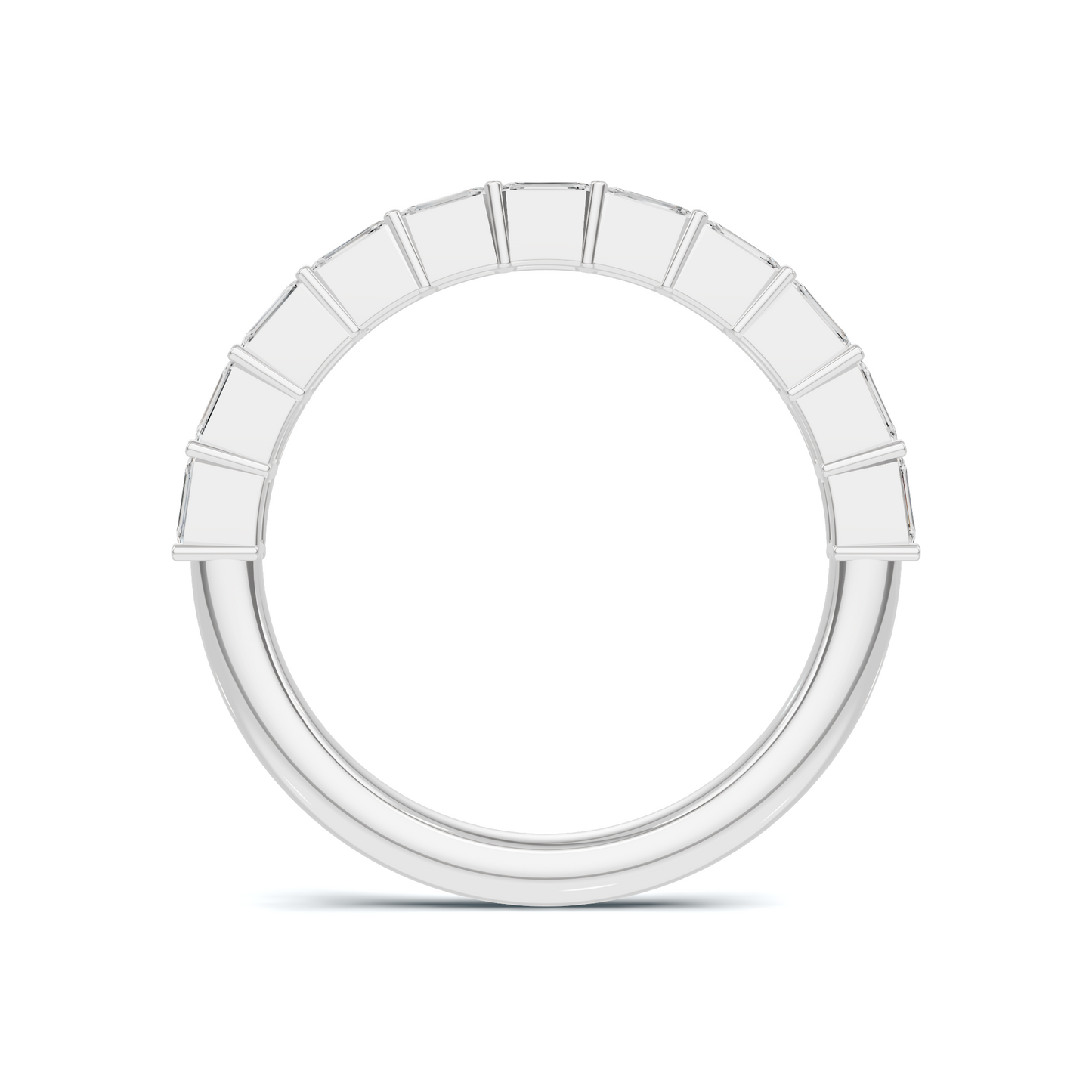 Step Cut Eternity Ring