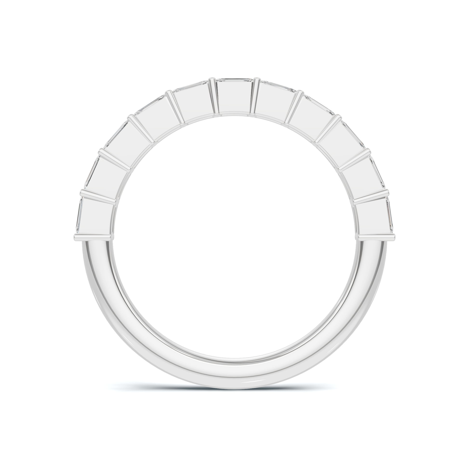 Step Cut Eternity Ring