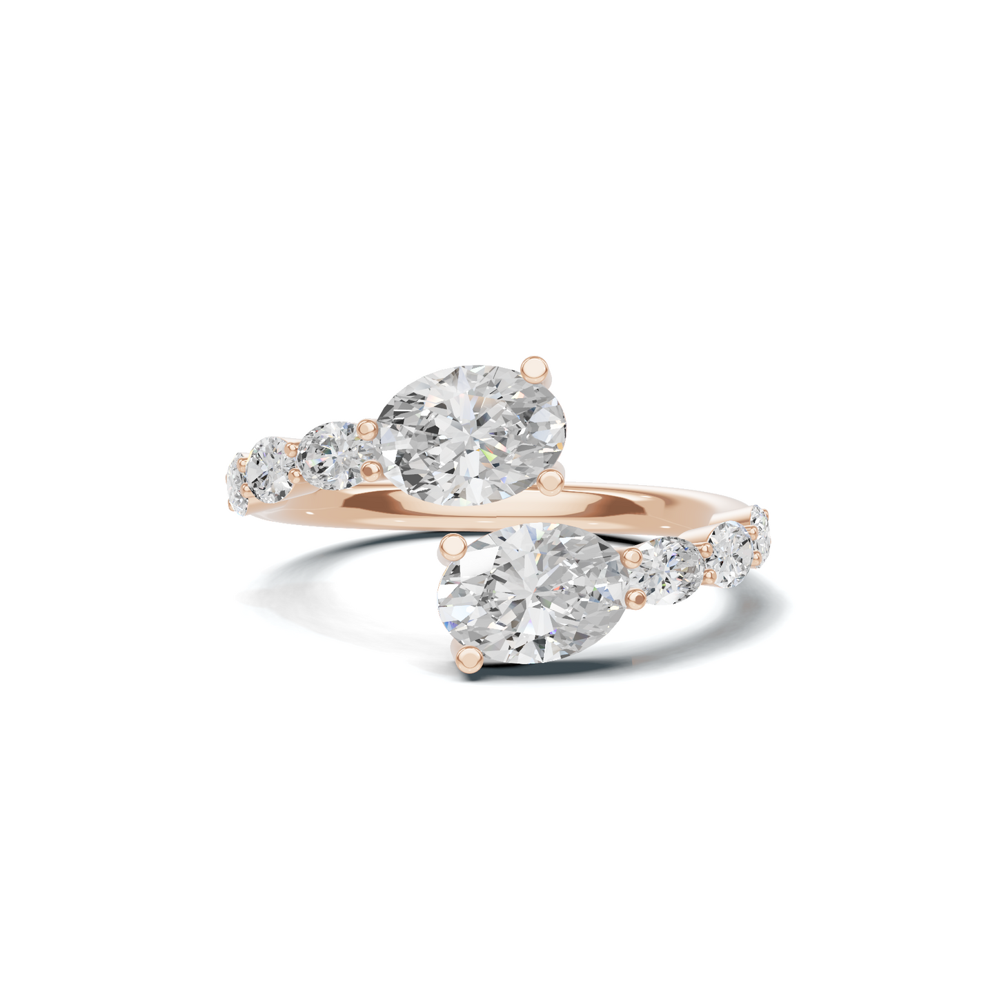 Stunning Bypass Statement Ring