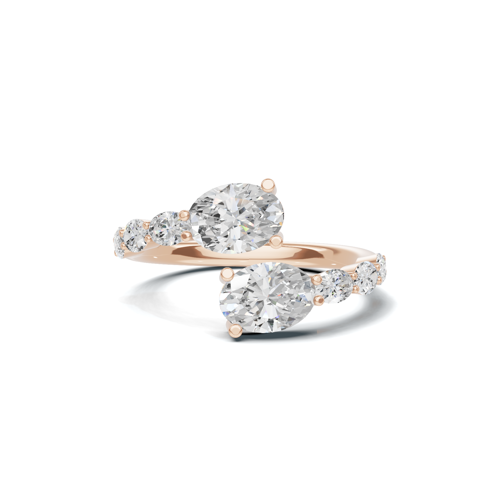 Stunning Bypass Statement Ring
