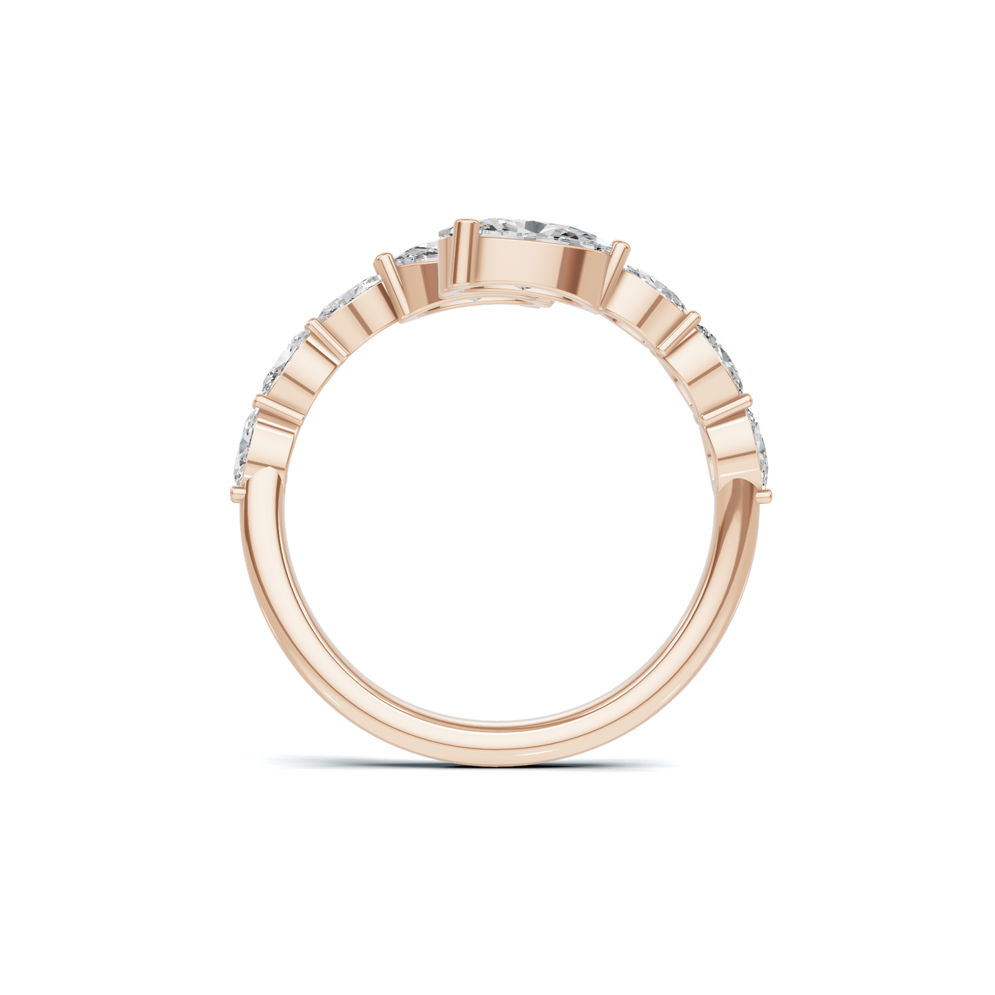 Stunning Bypass Statement Ring