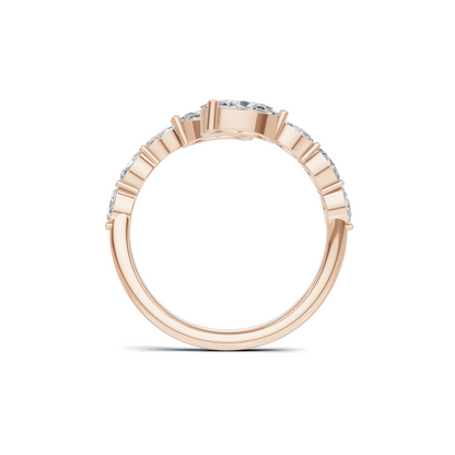 Stunning Bypass Statement Ring