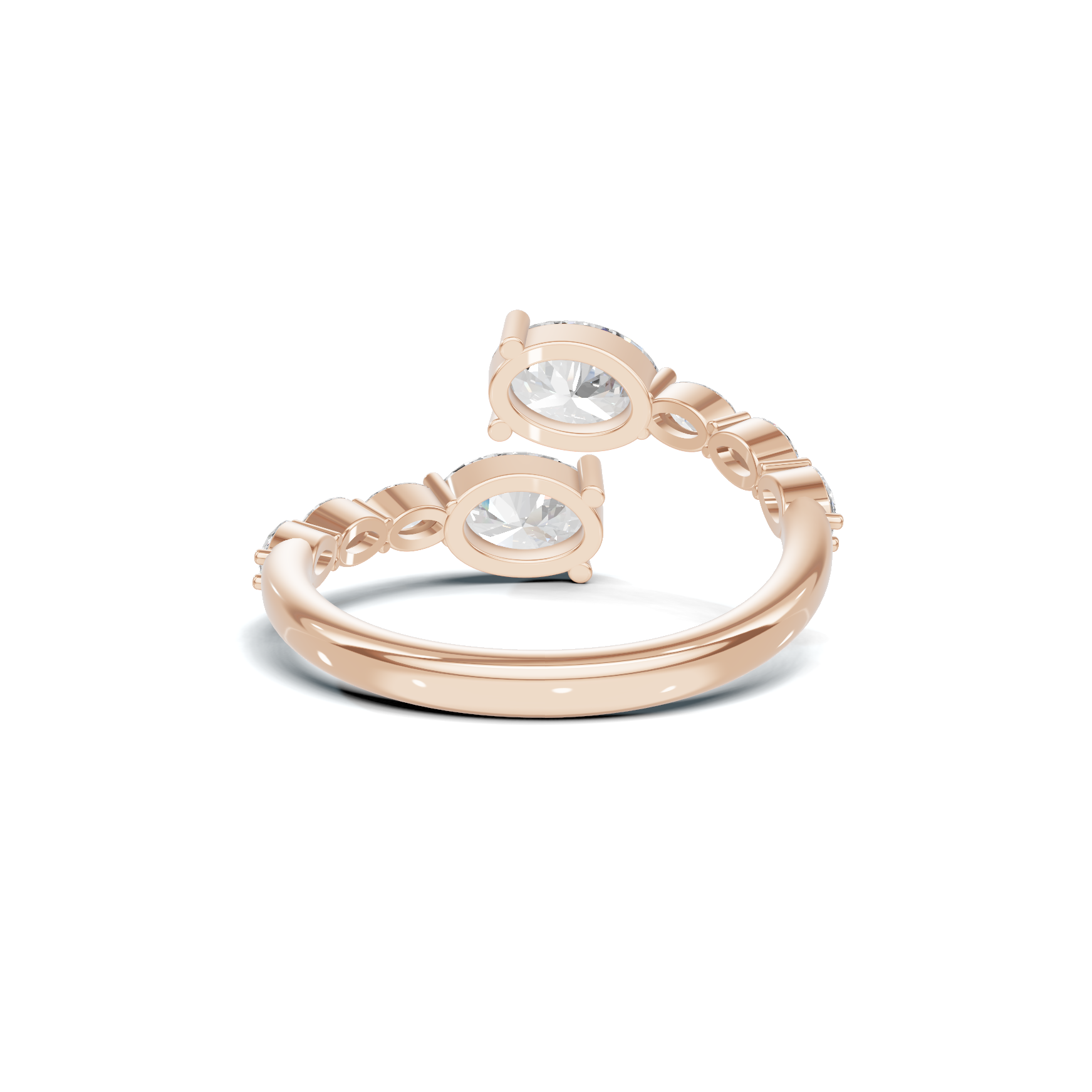 Stunning Bypass Statement Ring