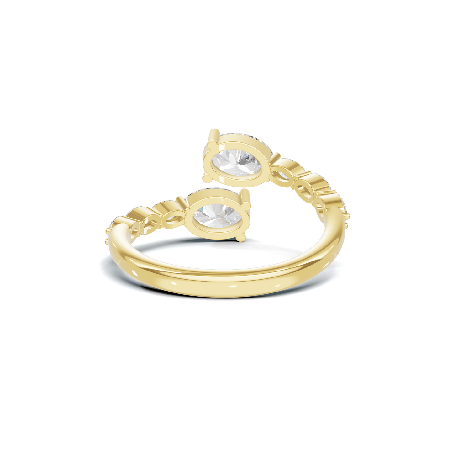 Stunning Bypass Statement Ring