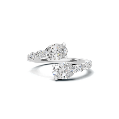 Stunning Bypass Statement Ring