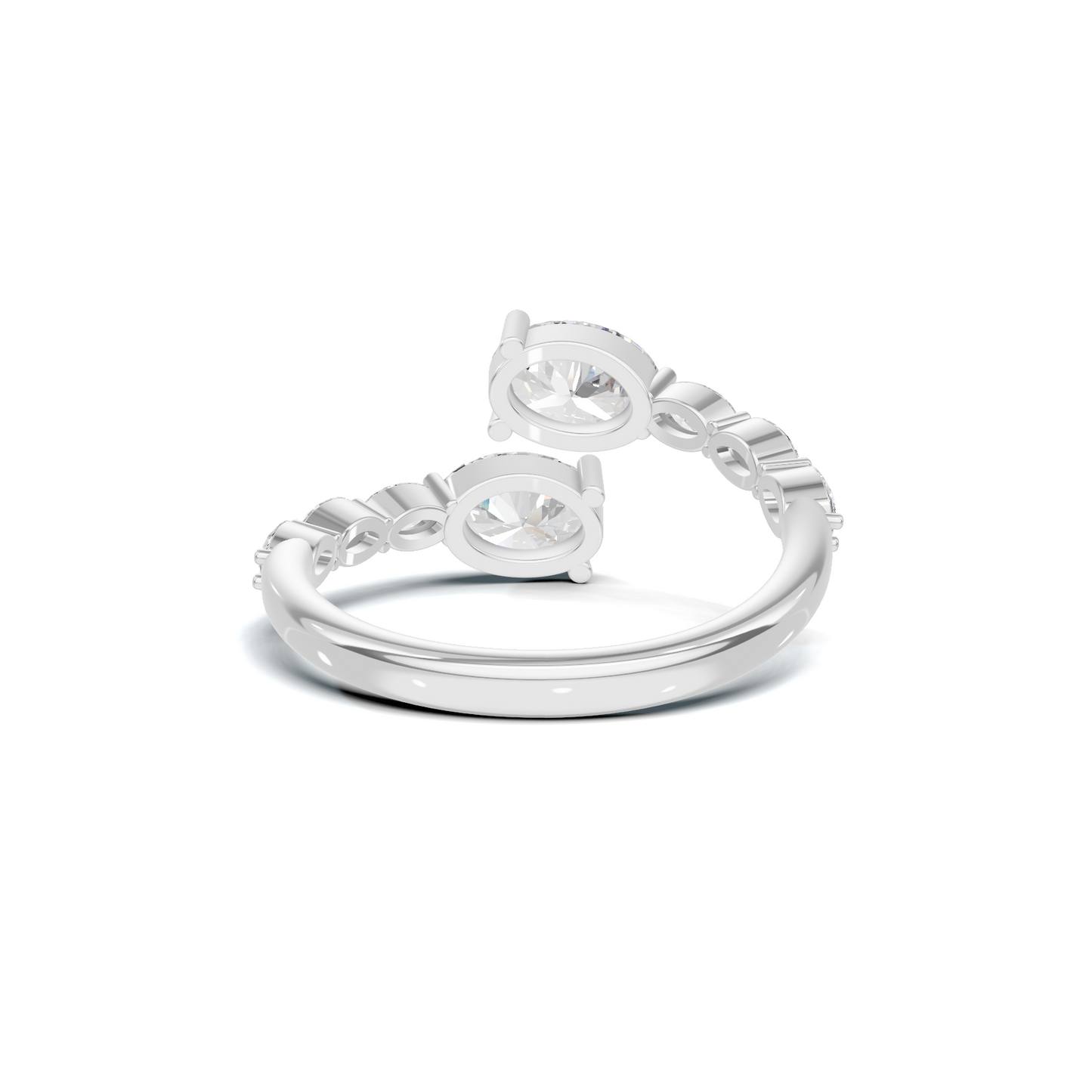 Stunning Bypass Statement Ring