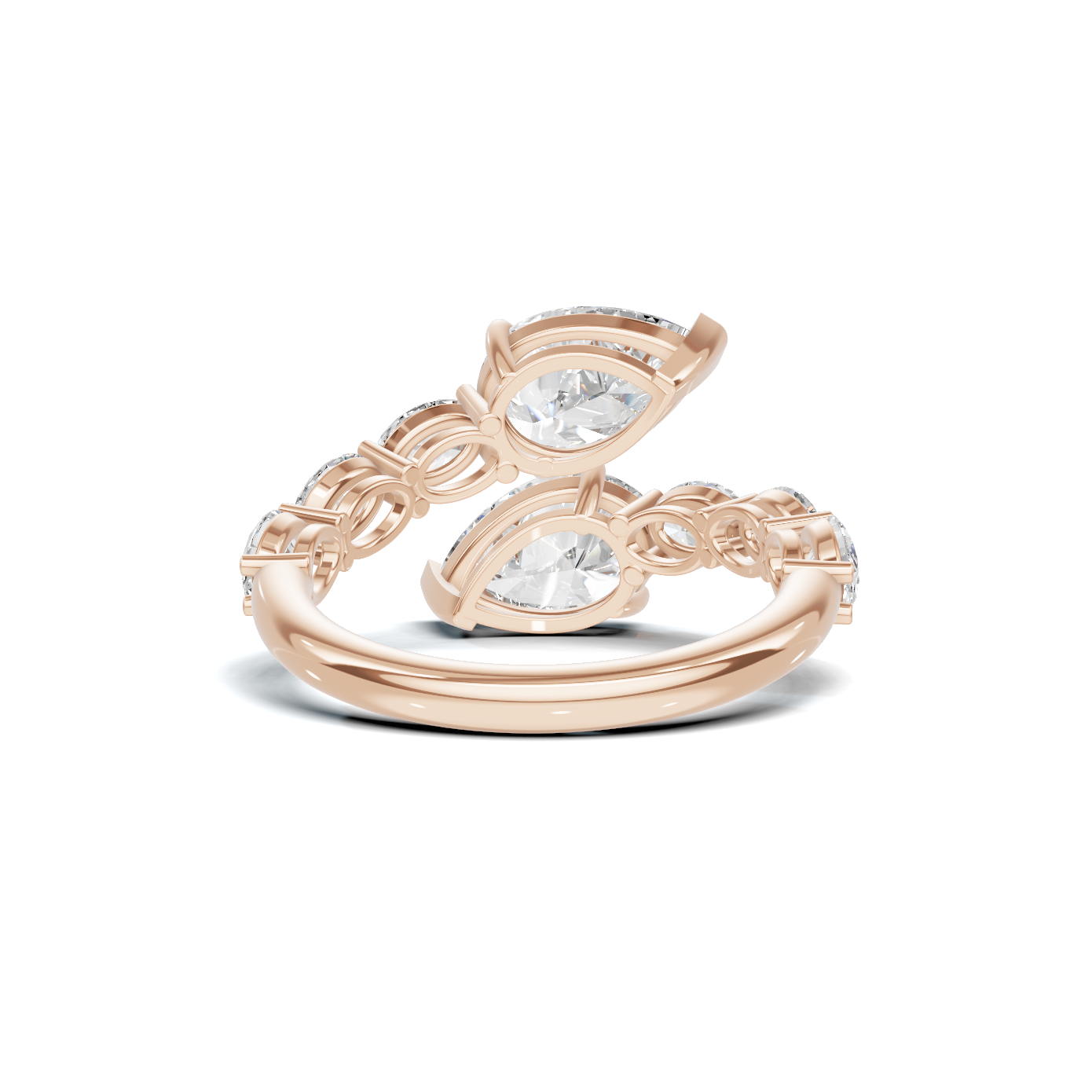 Stunning Teardrop Cluster Ring